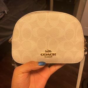 SALE Coach Cream Handbag